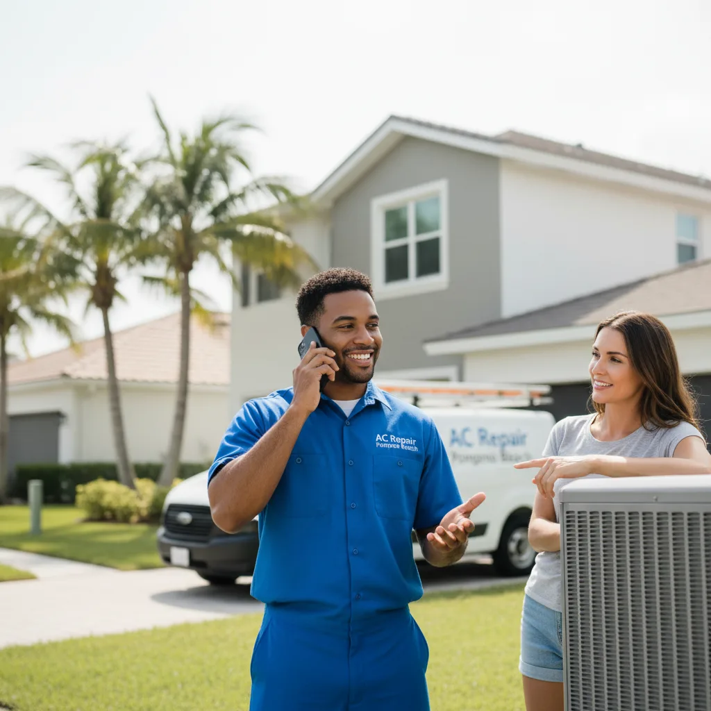 AC Repair Pompano Beach customer support in Tatamy